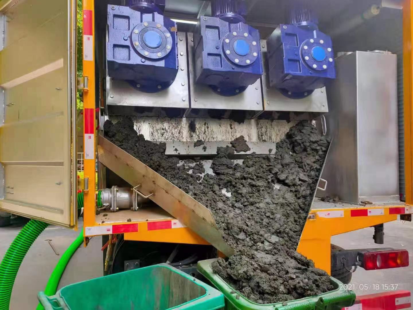 酒泉化粪池清掏城市维护站-泥浆净化干湿分离处理